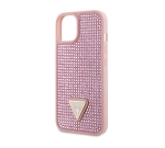 1070 Guess Galaxy S24 Plus Back cover case - Rhinestone Triangle - Pink