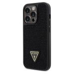 1049 Guess Galaxy S24 Plus Back cover case - Rhinestone Triangle - Black