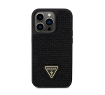 1049 Guess Galaxy S24 Plus Back cover case - Rhinestone Triangle - Black