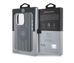 8400 Mercedes-Benz iPhone 15 Back cover case - Magsafe - stripes pattern - Grey