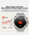 MK72 Смарт часовник 2 Каишки Watch Ultra Bluetooth 5.0 47мм - Сив