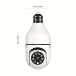 IP Камера тип крушка HY-DE27 2MP 1080P ( APP:V380PRO ) HD 360 градуса с микрофон и високоговорител и LED светлина