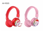 Bluetooth слушалки AH-902D (Розов) – Безжични, сгъваеми, с микрофон и Hi-Fi звук, подходящи за деца