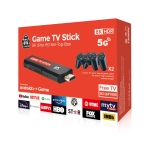 Q9 8K TV Stick с Android 11.1 – 64GB, 10 000 игри, HDMI 8K изход, гейм конзола с дистанционно и контролер