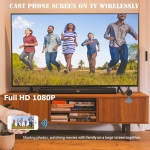 G2 Безжичен HDMI дисплей донгъл 1080P – съвместим с iOS, Android, Windows, Mac – прехвърляне на екрана към телевизор или проектор