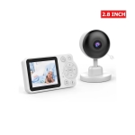 C4L RGB Бебефон с камера 3.5\"/2.8\" LCD, 2.4G безжичен, нощно виждане, двупосочно аудио и температурен сензор