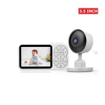 C4L RGB Бебефон с камера 3.5\"/2.8\" LCD, 2.4G безжичен, нощно виждане, двупосочно аудио и температурен сензор