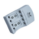 Goop GD-C804HV1 – Зарядно устройство за батерии AA/AAA и 9V Ni-MH/Ni-CD с 4 независими слота и LED индикатор