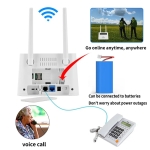 4G LTE CPE R102 – Безжичен рутер с SIM слот, RJ11 за глас, батерия 4400mAh, Ethernet и Wi-Fi hotspot до 10 устройства