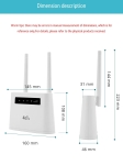 4G LTE CPE R102 – Безжичен рутер с SIM слот, RJ11 за глас, батерия 4400mAh, Ethernet и Wi-Fi hotspot до 10 устройства