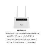 4G LTE CPE R102 – Безжичен рутер с SIM слот, RJ11 за глас, батерия 4400mAh, Ethernet и Wi-Fi hotspot до 10 устройства