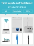 4G LTE CPE R102 – Безжичен рутер с SIM слот, RJ11 за глас, батерия 4400mAh, Ethernet и Wi-Fi hotspot до 10 устройства