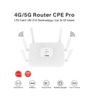 WIFI 4G/5G LTE РУТЕР AW100 450MBPS с 5000Mah батерия 32 потребители