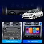6580 Android мултимедиен плеър 4GB RAM 64GB ROM – 9\" IPS дисплей 1024x600, CarPlay, GPS, WiFi, Bluetooth