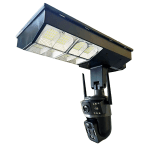 HY-D001-WF-6MP AI Соларна Камера с Двойна Леща и Улично Осветление  ( APP:V380PRO ) 180W
