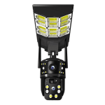 HY-D001-WF-6MP AI Соларна Камера с Двойна Леща и Улично Осветление  ( APP:V380PRO ) 180W