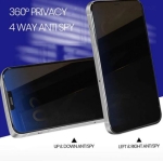 360° градусов Privacy Стъклен протектор iPhone 13 / 13 Pro / 14 / 16E