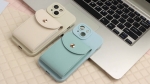 TP-110 Луксозен Кейс за Samsung S25 с връзка и портфейл - Розов