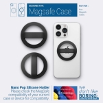 R12 Държач MagSafe за телефон универсален - Черен