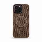 Premium Carbon MagSafe Case TP-100 за Samsung Z Flip 5 - Titanium Златист