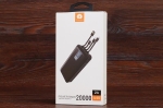 WUW U40 2A POWER BANK С ВГРАДЕНИ КАБЕЛИ - 20,000 mAh - Черен