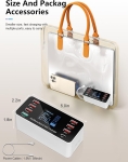 WLX-A9P 60W 8-портова USB зарядна станция - Зарежда няколко устройства едновременно, включва зарядни устройства за различни устройства