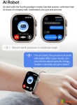 Всичко в 1 /// HK10 Pro Max (Silver) Smartwatch Смарт Чаовник 46mm – 2.02\" AMOLED дисплей