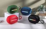 Преносима Tонколона S033 , BT , USB, SD, FM, AUX LED RGB - ЧЕРВЕН