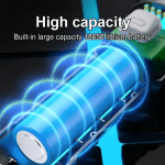 YES-202 Супер ярък LED фенер – акумулаторен, с цифров дисплей и Type-C бързо зареждане