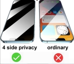360° градусов Privacy Стъклен протектор iPhone 16 Pro Max