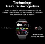 K7 PRO Смарт часовник Серия 7 Bluetooth 45 мм Смарт часовник IOS Android - Черен