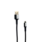 Плетен кабел L✮Star LS-09 Type-C към Type-C - Черен