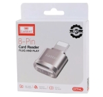 EARLDOM OT94L , Card Reader за iPhone Lightning Четец за карти SD , Сребрист