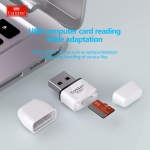 EARLDOM Картов четец Earldom OT27, USB 2.0, поддръжка до 256GB, компактен и съвместим с всички ОС