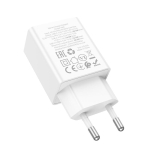 HOCO 220V Адаптер \"N69 PD20W+QC3.0 - Бял