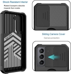 Удароустойчив калъф TP-30 за iPhone 16 Pro Max 4в1 с джобче