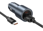 HOCO Z60 Зарядно за кола USB+USB-C PD20W + QC3.0 38W - USB към Type-C
