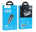 HOCO Z60 Зарядно за кола USB+USB-C PD20W + QC3.0 38W