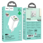 HOCO Адаптер \"N41\" PD20W+QC3.0 - Бял