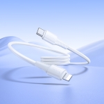 HOCO кабел X120 PD27W Type-C към Lightning (1M) - Бял