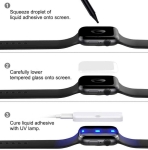 3D UV Закалено стъкло за Apple Watch 42mm (прозрачно)