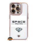 Калъф TP28 Angel Eyes Samsung S23 прозрачен с Розова Рамка