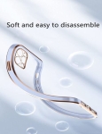 Калъф TP28 Angel Eyes Samsung S23 прозрачен с Розова Рамка