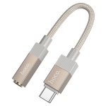 Hoco UPA32C Fresh адаптер USB-C към 3.5mm жак - Златист
