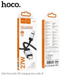 HOCO Кабел 27W \'X110\' Type-C към Lightning (1M) - Черен