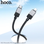 HOCO Кабел 27W \'X110\' Type-C към Lightning (1M) - Черен