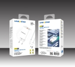 L✮Star 45W 2в1 LS56 2изх. PD(25W)+QC3.0(20W)+кабел USB към USB-C