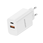 L✮Star 45W 2в1 LS56 2изх. PD(25W)+QC3.0(20W)+кабел USB към USB-C