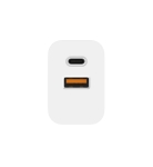 L✮Star 45W 2в1 LS56 2изх. PD(25W)+QC3.0(20W)+кабел USB-C към USB-C - Черен