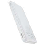 HOCO J72 Powerbank+LED индикатор с 3 изхода USB x 2 T-C x 1 10,000mAh - Бял